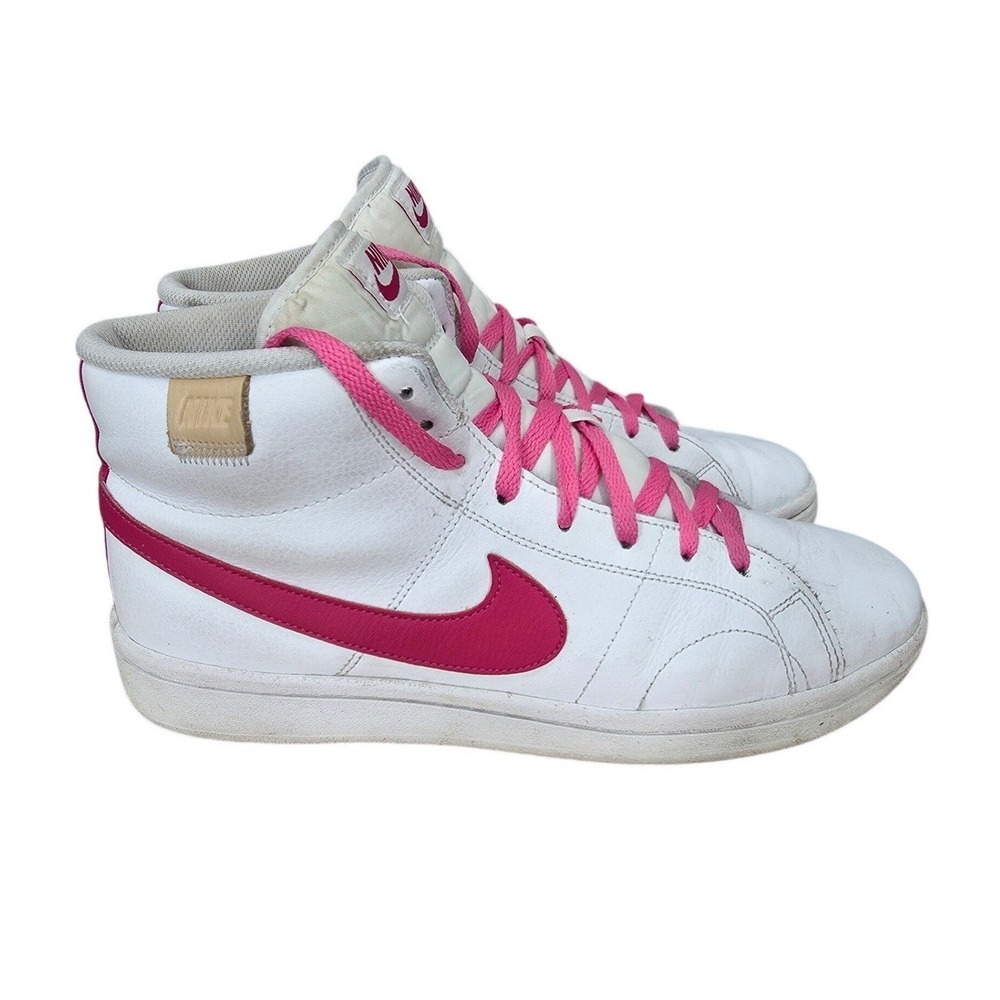 Nike Court Royale 2 Mid Sneakers Womens 11 White Rush Pink Athleisure CT1725104